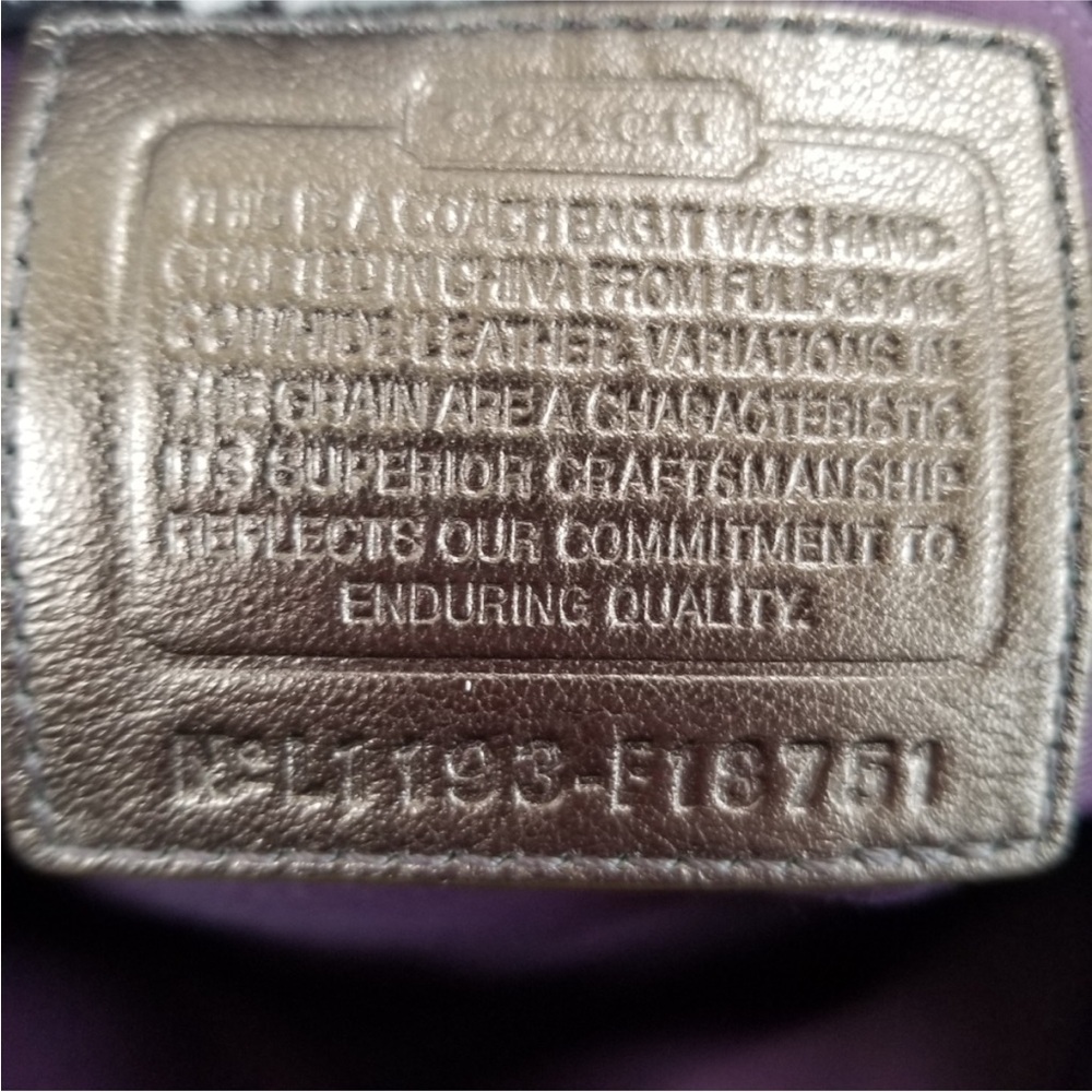 Coach SoHo Metallic Bronze Shoulder Bag - Picture 11 of 14